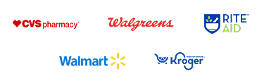 Accepted at partner pharmacies
